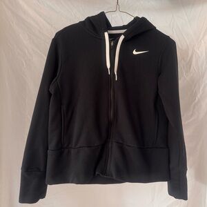 NIKE Black Dry fit Active Hoodie Zip up Jacket US Women